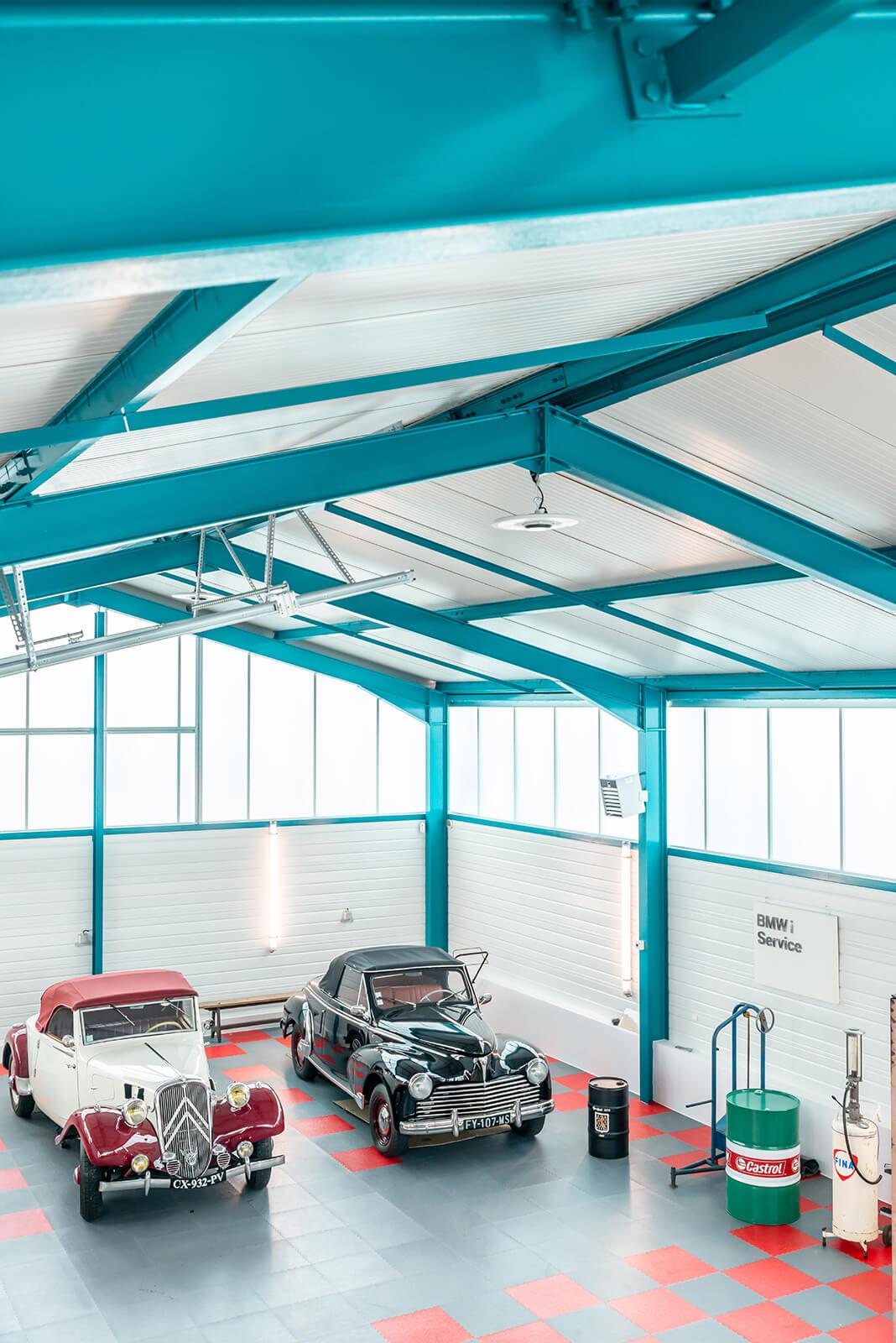 lugand delmotte architecte architecture la richardais neuf garage hangar voiture de collection